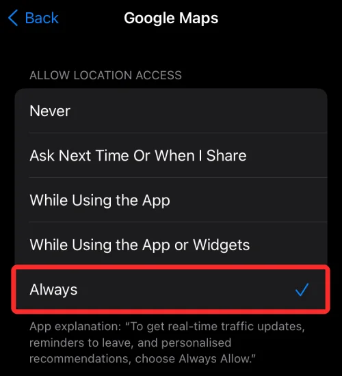 iPhone에서 Android로 위치를 무기한으로 공유하는 방법