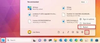 รีสตาร์ทคอมพิวเตอร์ Windows 11 (หกวิธี)