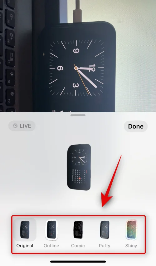 iOS 17以降で写真を使用してLiveステッカーを作成する方法