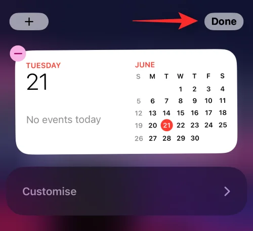 iOS 16의 iPhone에서 위젯을 관리하는 방법
