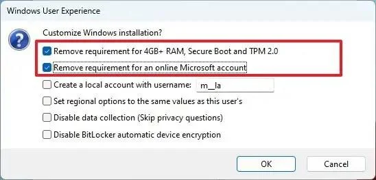 วิธีสร้าง USB เพื่อข้ามข้อจำกัดการติดตั้งบน Windows 11 23H2