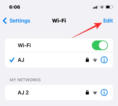 如何在 iOS 上刪除已知網絡