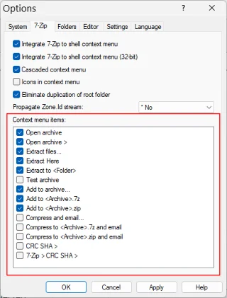 Windows 11에서 7-Zip을 사용하는 방법