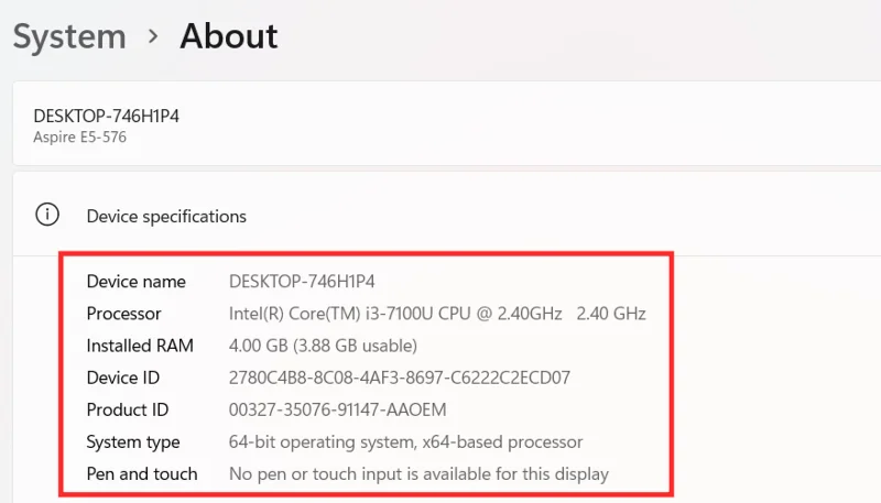 Windows 11 PC에서 컴퓨터 모델을 찾는 10가지 쉬운 방법