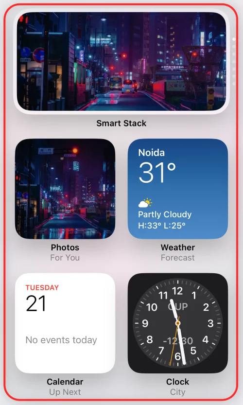 iOS 16의 iPhone에서 위젯을 관리하는 방법
