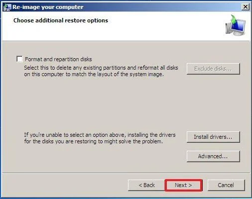 วิธีสร้างการสำรองข้อมูลแบบเต็มบน Windows 7