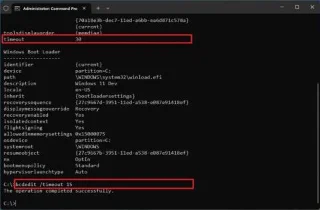 วิธีเปลี่ยนการหมดเวลาเมนูการบูตใน Windows 11, 10