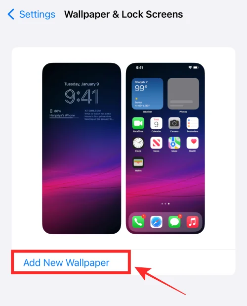 iOS 16의 iPhone 잠금 화면에서 다크 모드를 켜는 방법
