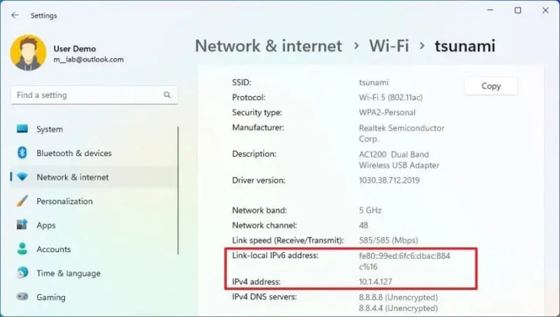 วิธีค้นหาที่อยู่ IP ของคอมพิวเตอร์ใน Windows 11