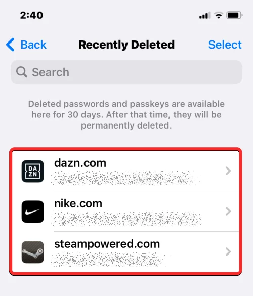 Comment récupérer des mots de passe supprimés sur iPhone sous iOS 17