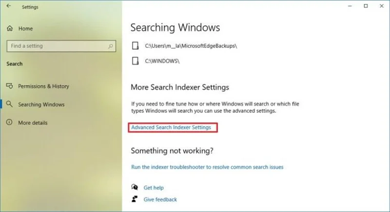 วิธีแก้ไข Windows.edb ขนาดใหญ่บน Windows 10