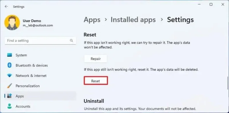 วิธีรีเซ็ตแอปการตั้งค่าใน Windows 11