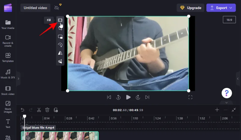 在 Clipchamp 中裁剪視頻：分步指南