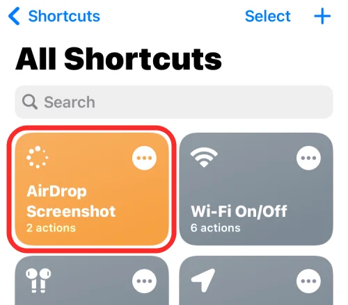 AirDrop을 사용하여 iPhone에서 마지막 스크린샷을 빠르게 공유하는 방법