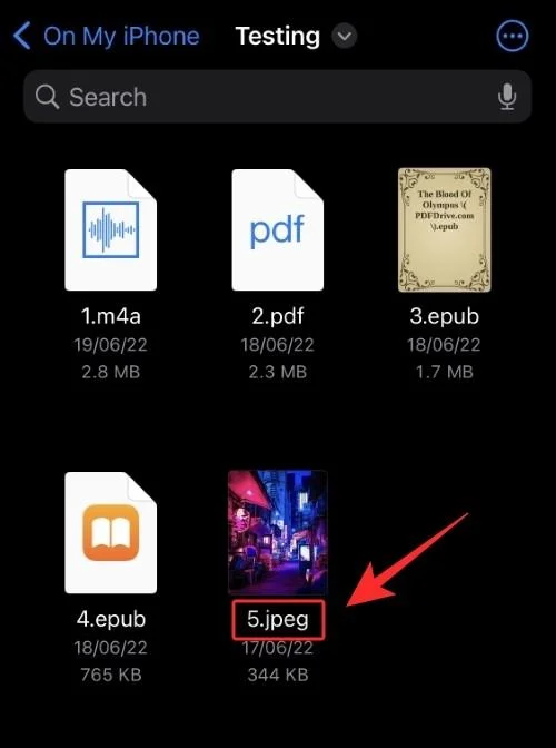 iOS 16에서 iPhone의 파일 확장자를 변경하는 방법