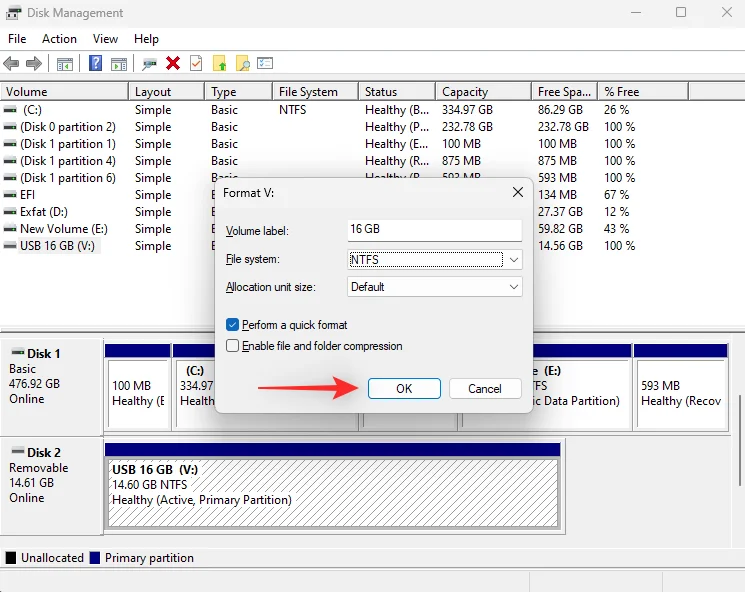 5 วิธีง่ายๆ ในการฟอร์แมต USB เป็น NTFS Windows 11