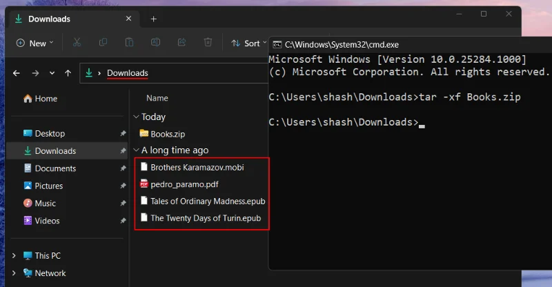 วิธีแยกไฟล์ใน Windows 11 [AIO] [2023]
