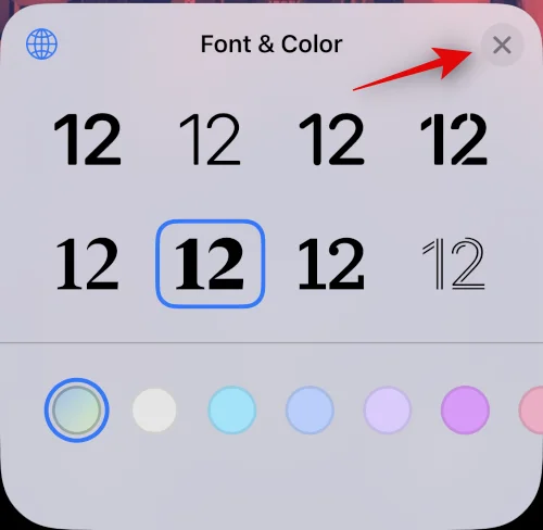 iOS 16에서 iPhone의 시계 글꼴을 변경하는 방법