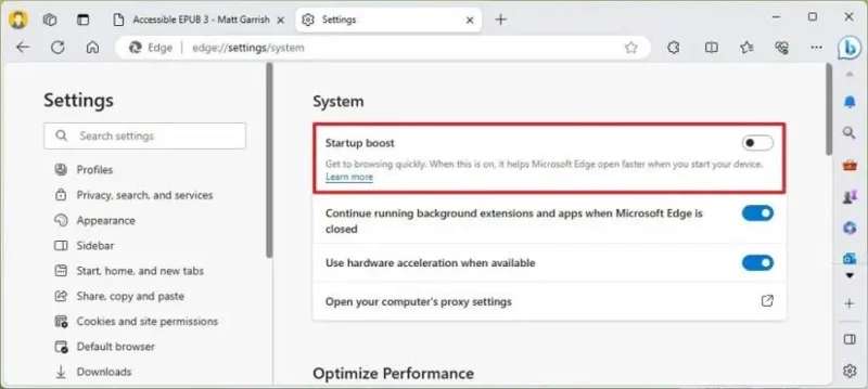如何在 Microsoft Edge 上啟用 EPUB 閱讀器
