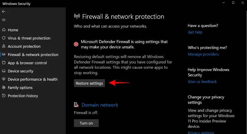 วิธีเปิดใช้งาน Windows Defender ใน Windows 11