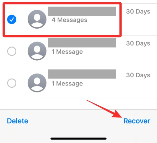 iMessage에서 메시지 실행을 취소하면 어떻게 되나요?
