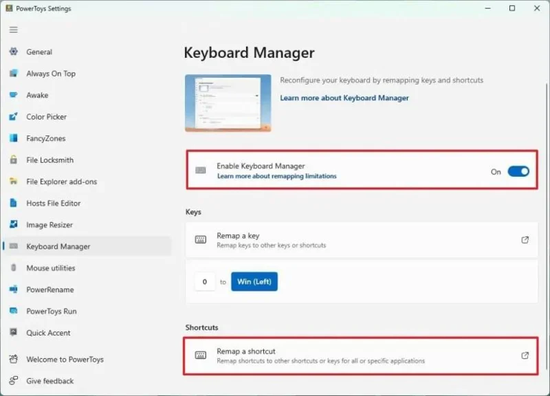 วิธีทำการแมปคีย์หรือทางลัดบน Windows 11