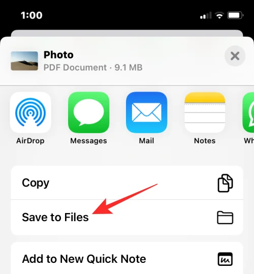 iPhone에서 여러 이미지를 PDF 파일로 병합하는 방법