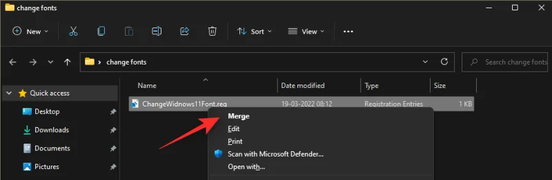 Windows 11에서 글꼴을 변경하는 방법