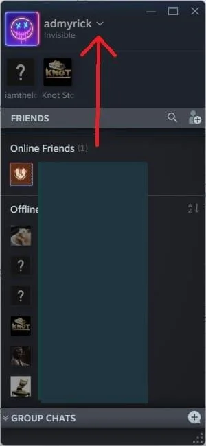 How to Show as Offline in Steam