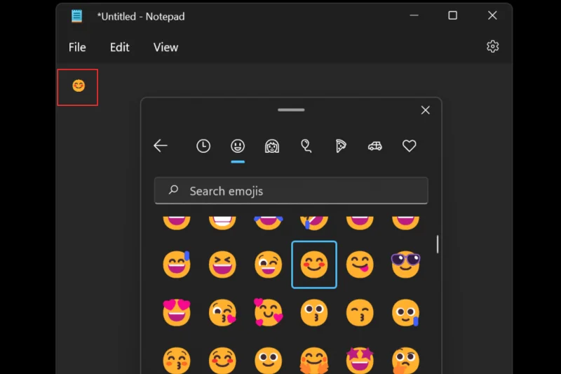 키보드 단축키를 사용하여 Windows 11에서 이모티콘을 사용하는 방법