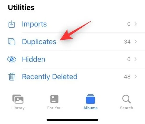 iOS 16의 iPhone에서 중복 사진을 제거하는 방법