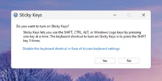 วิธีปิดการใช้งาน Sticky Keys อย่างถาวรบน Windows 11 [2023]
