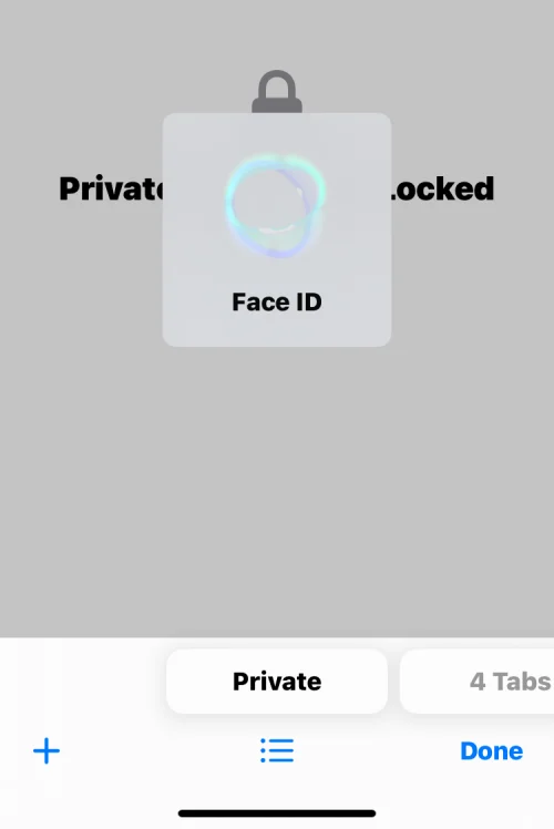 如何在 iOS 17 上要求 Face ID 解鎖 Safari 中的隱私瀏覽