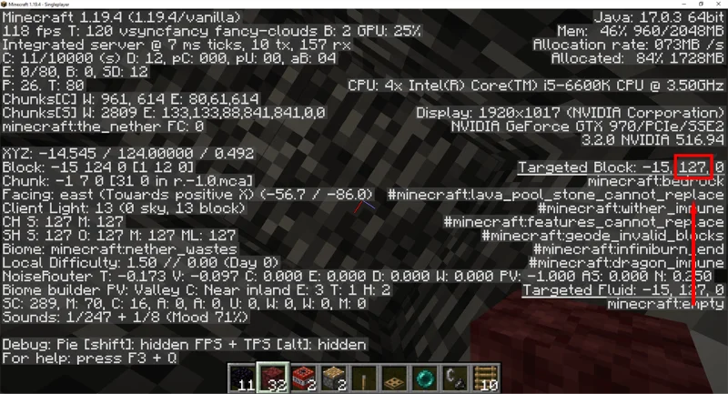 Minecraft에서 기반암 블록을 부수는 방법