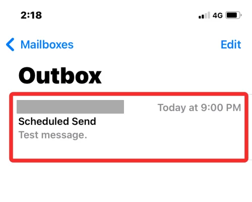 iOS 16의 Apple Mail에서 이메일을 예약하는 방법