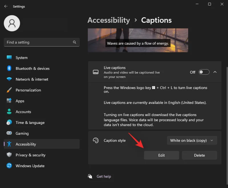 Windows 11에서 시스템 전체 라이브 캡션을 사용하는 방법