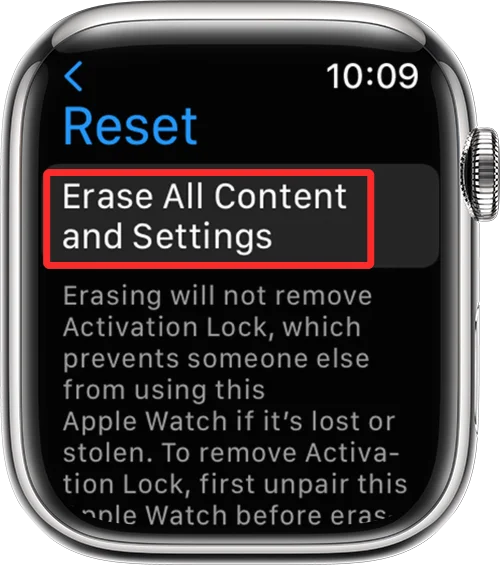 Apple Watch의 "i" 아이콘은 어디에 있습니까?