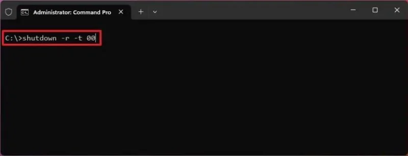 รีสตาร์ทคอมพิวเตอร์ Windows 11 (หกวิธี)