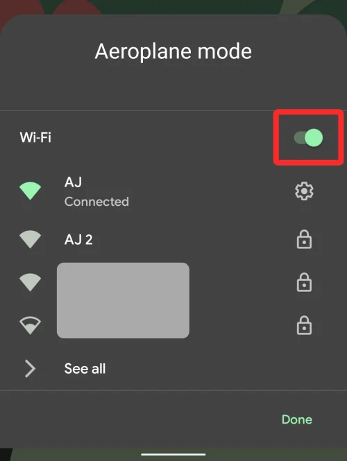 Android 12: Wi-Fi, Wi-Fi 연결 또는 인터넷을 완전히 끄는 방법