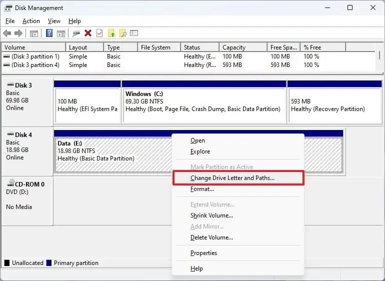 วิธีลบอักษรระบุไดรฟ์ใน Windows 11