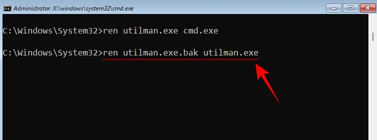명령 프롬프트(CMD)를 사용하여 Windows 11 관리자 비밀번호를 재설정하는 방법