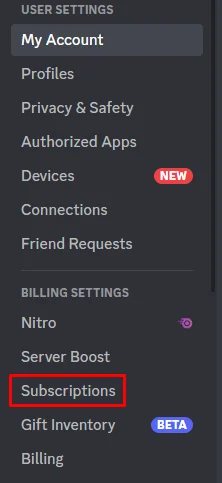 Discord Nitro 구독을 취소하는 방법