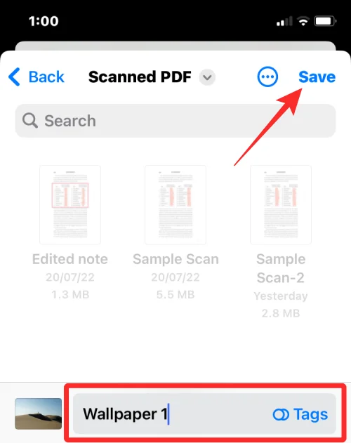 iPhone에서 여러 이미지를 PDF 파일로 병합하는 방법