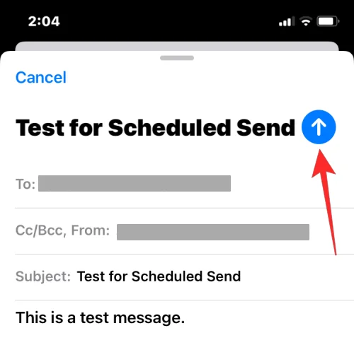 iOS 16의 Apple Mail에서 이메일을 예약하는 방법