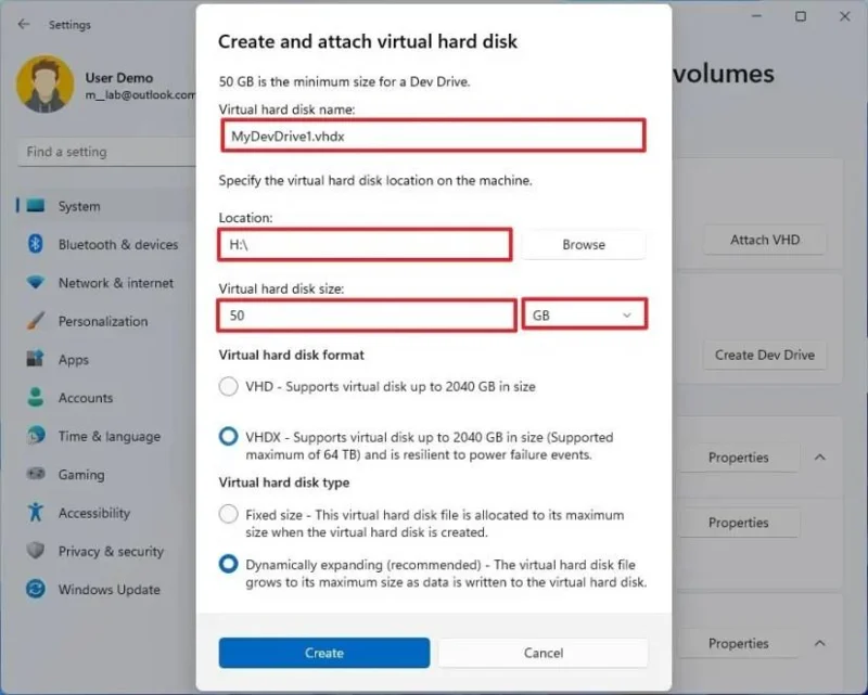 วิธีสร้าง Dev Drive บน Windows 11