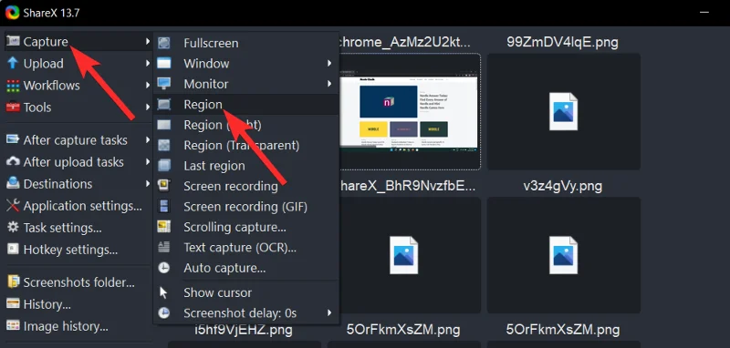 วิธีใช้ ShareX เพื่อจับภาพหน้าจอและบันทึกหน้าจอบน Windows 11 หรือ 10