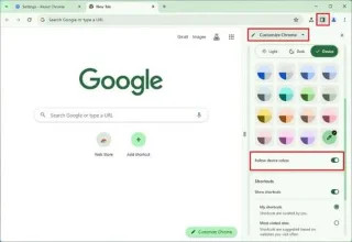 วิธีจับคู่สีเน้นเสียงของ Windows 11 บน Google Chrome