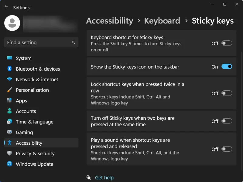 วิธีปิดการใช้งาน Sticky Keys อย่างถาวรบน Windows 11 [2023]