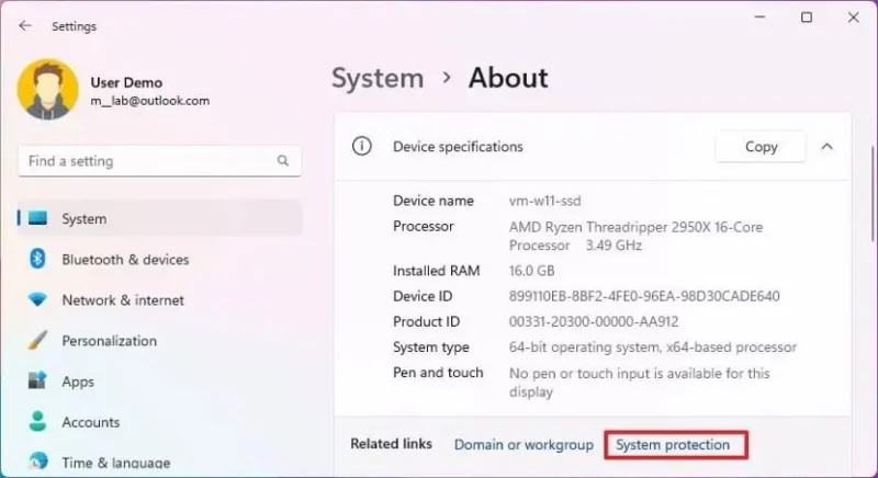 วิธีเปิดใช้งานการป้องกันระบบใน Windows 11