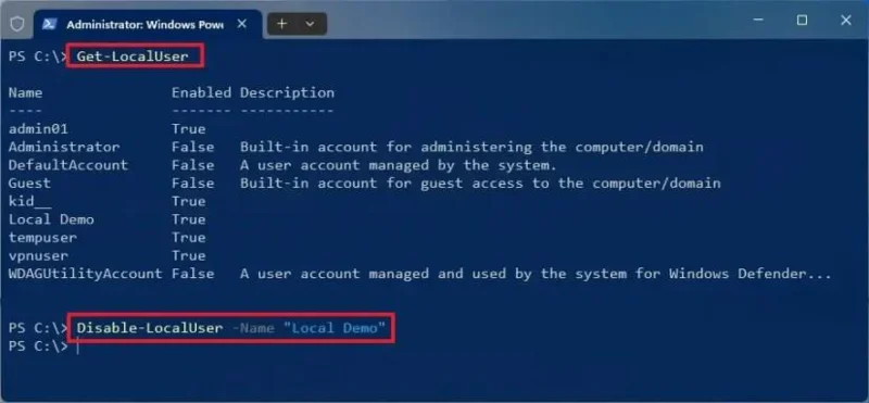 วิธีปิดการใช้งานบัญชีผู้ใช้ใน Windows 11